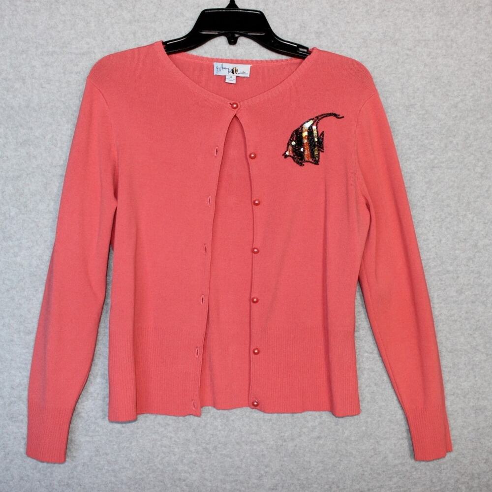 Guy Harvey AFTCO Women's Cardigan Sweater Size M‎